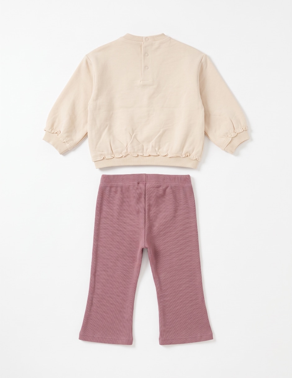 Conjunto casual para bebé niña 4