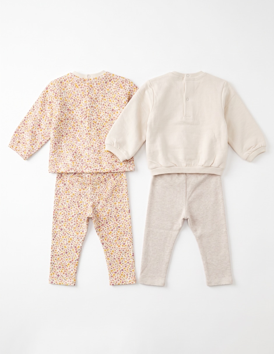 Set conjunto casual para bebé niña 4