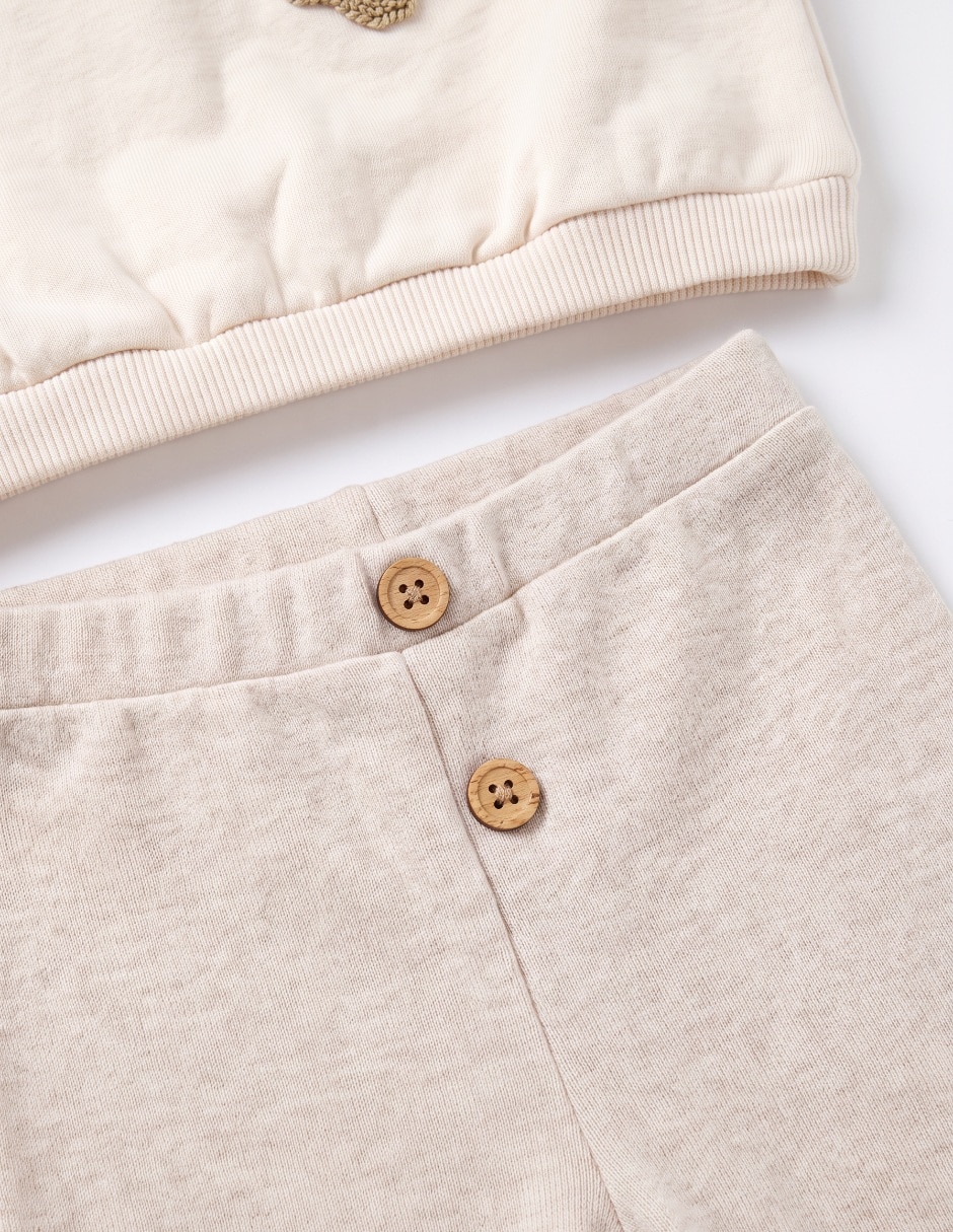 Set conjunto casual para bebé niña 6