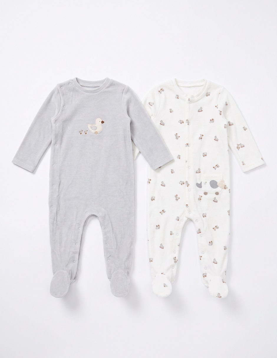 Set de Mamelucos de algodón para bebé niño 2