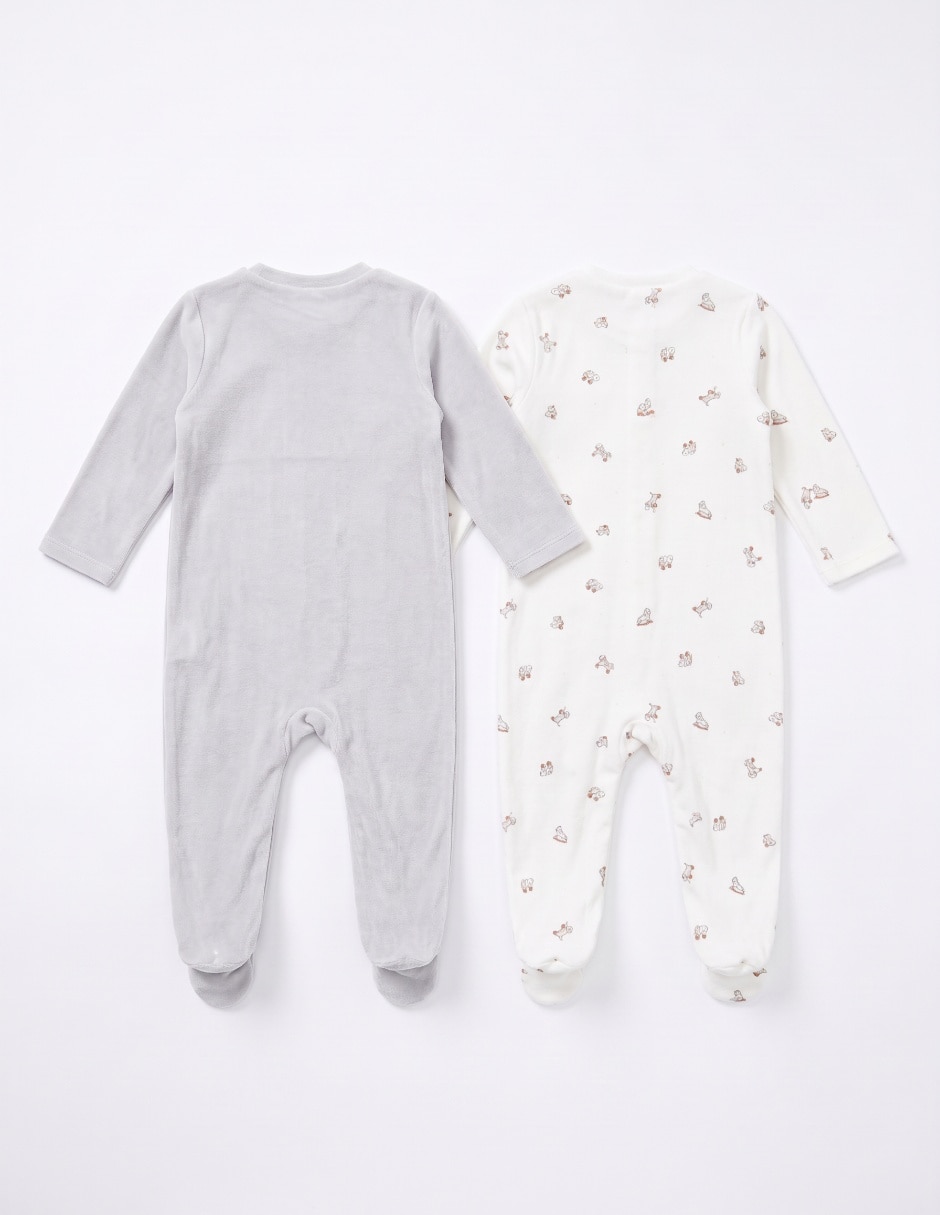 Set de Mamelucos de algodón para bebé niño 3