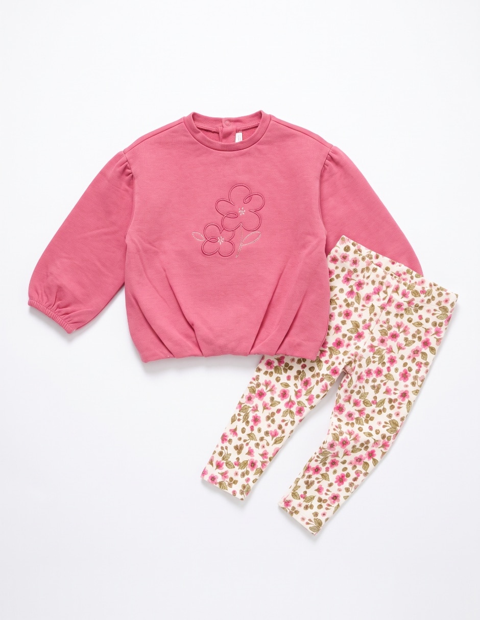 Conjunto de algodón para bebé niña 3
