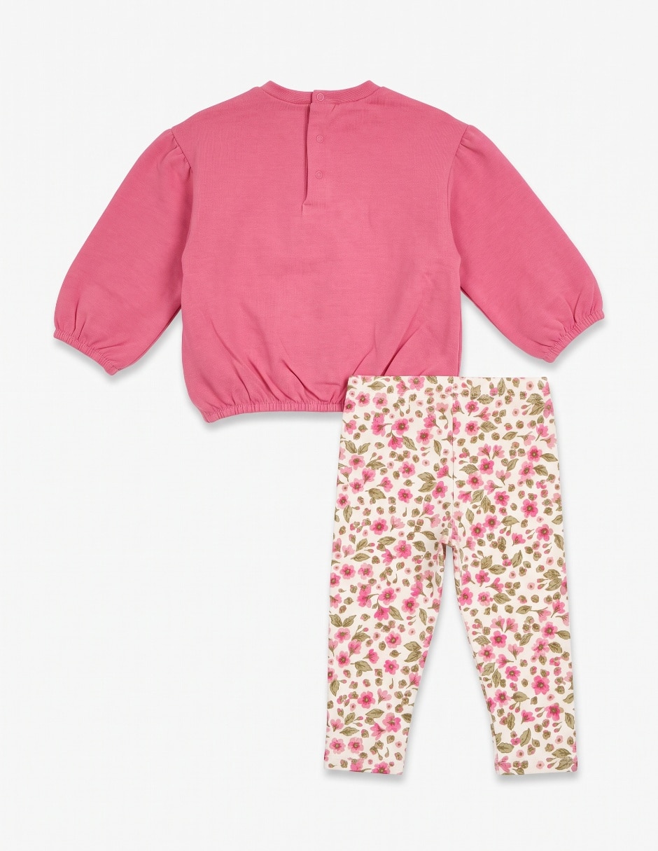 Conjunto de algodón para bebé niña 4