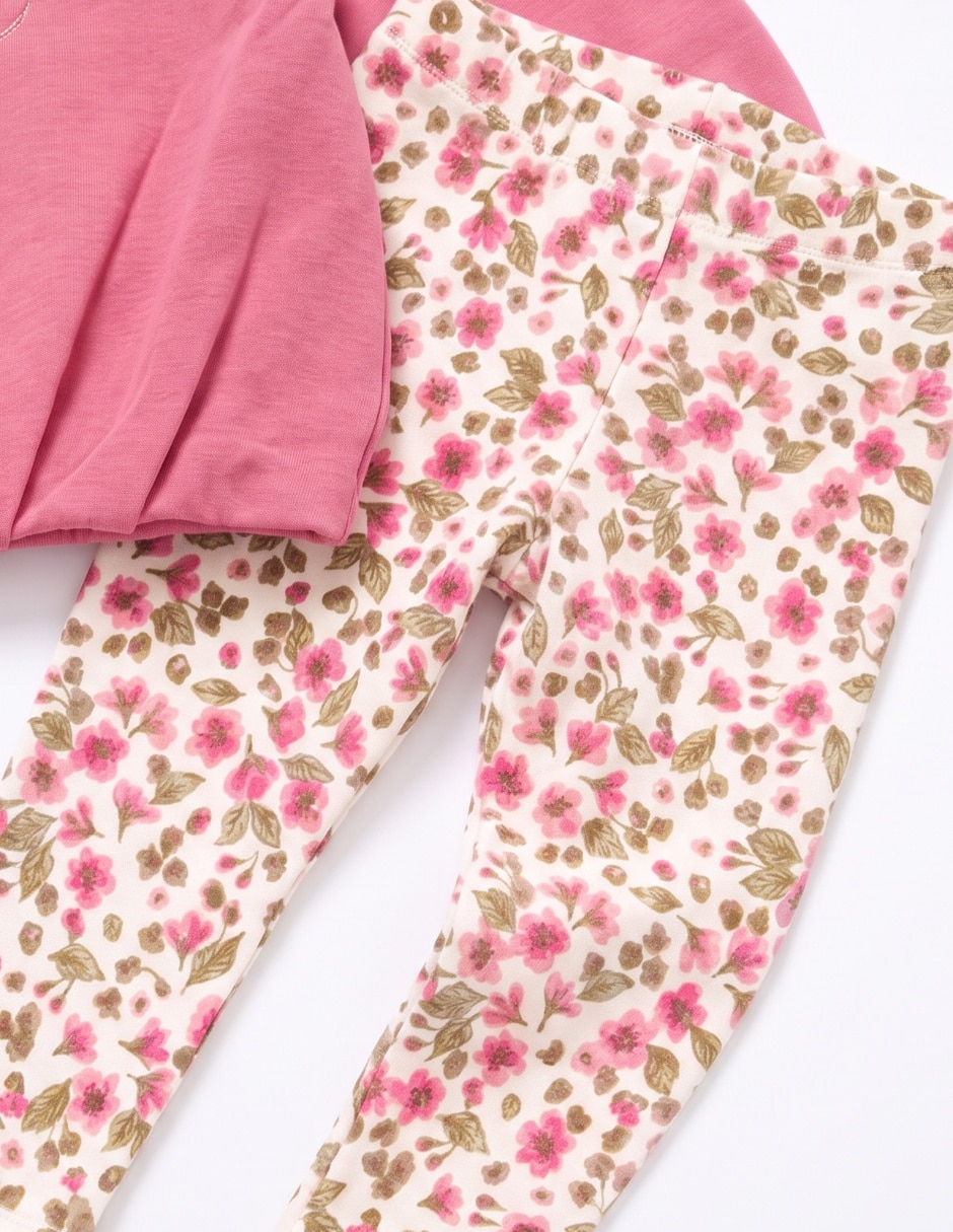 Conjunto de algodón para bebé niña 5