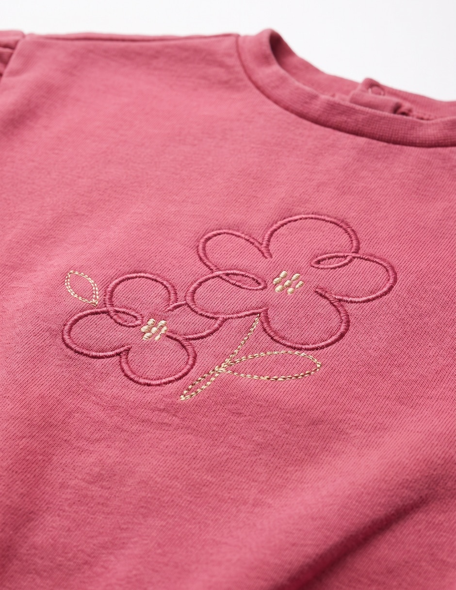 Conjunto de algodón para bebé niña 6