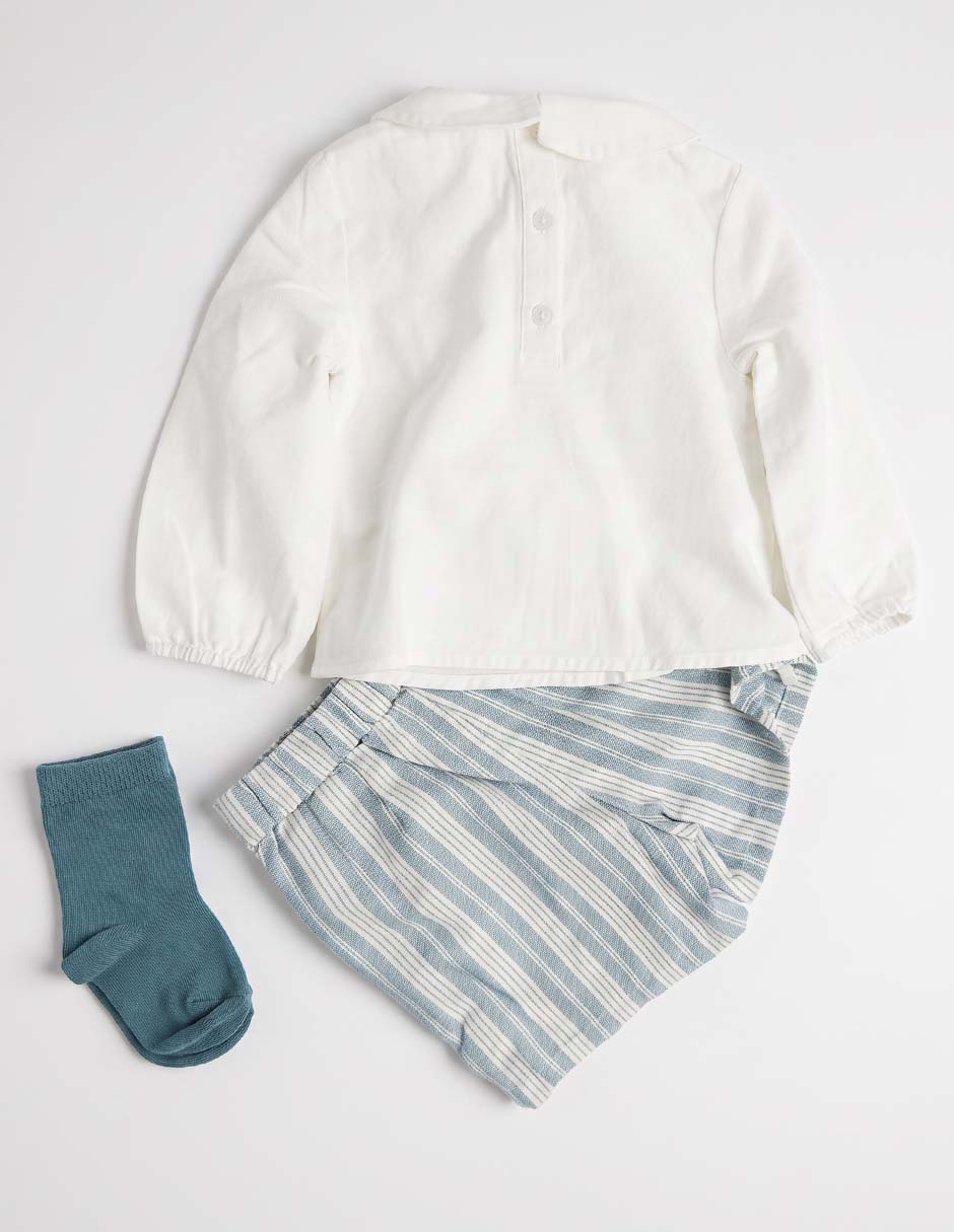 Conjunto de vestir mon caramel para bebé niño 5