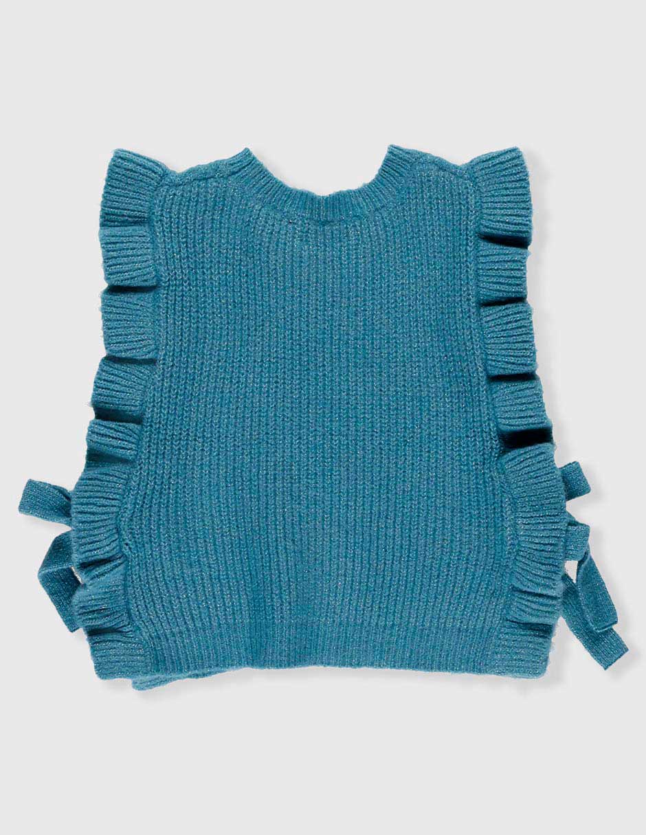 Chaleco trenzado para bebé niña 3