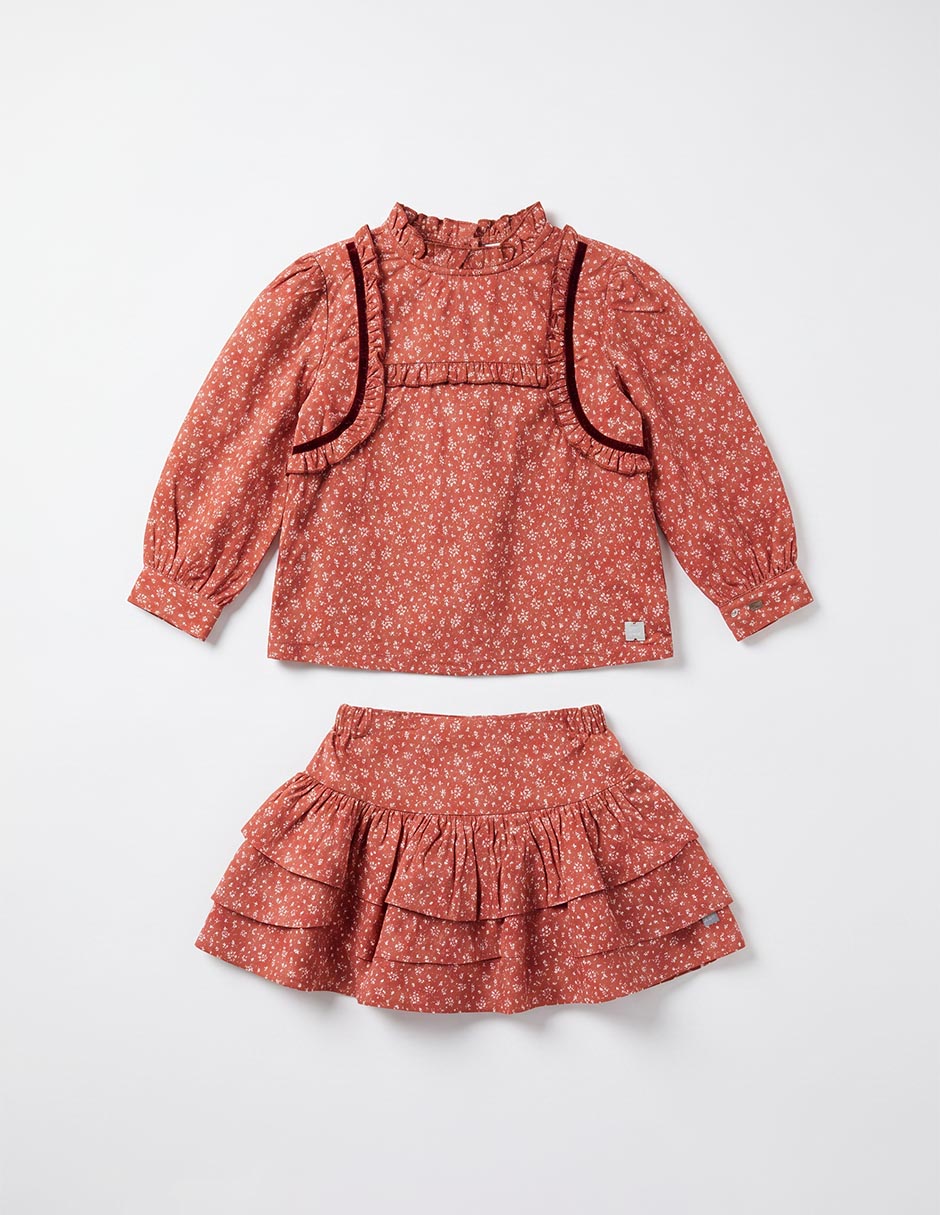 Conjunto mon caramel para niña Conjunto mon caramel para niña