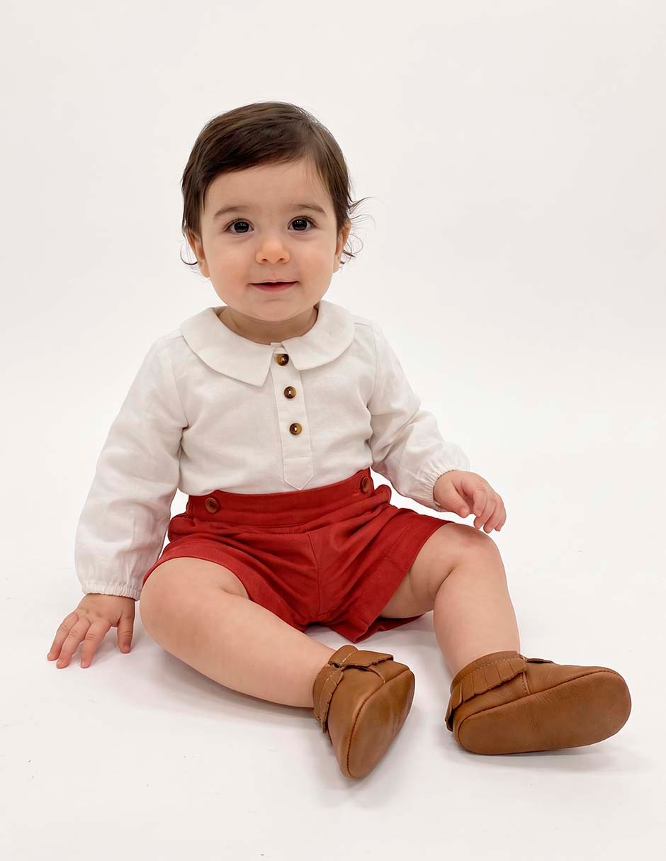 Conjunto Mon Caramel de algodón para bebé niño 2 piezas 2