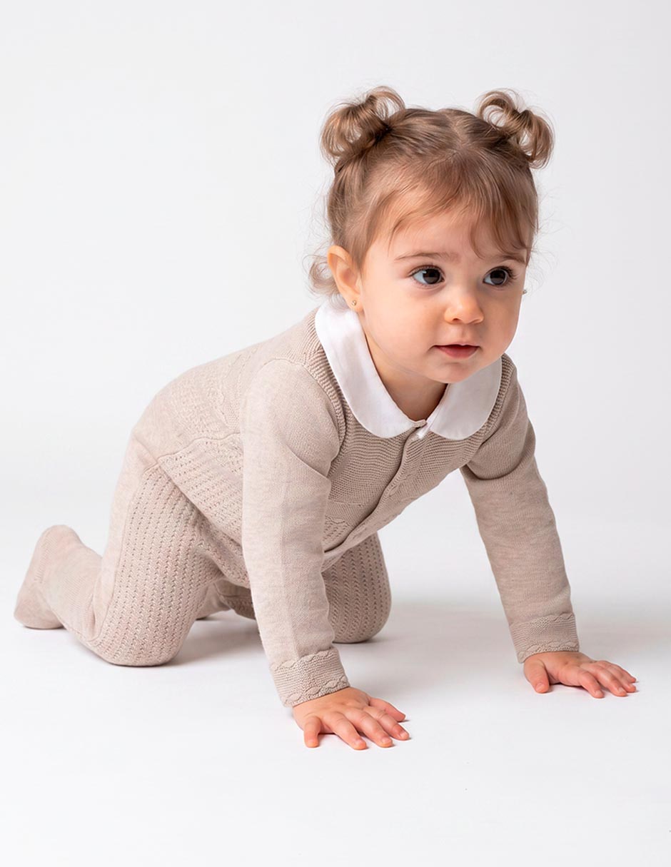Mameluco de algodón para bebé niña