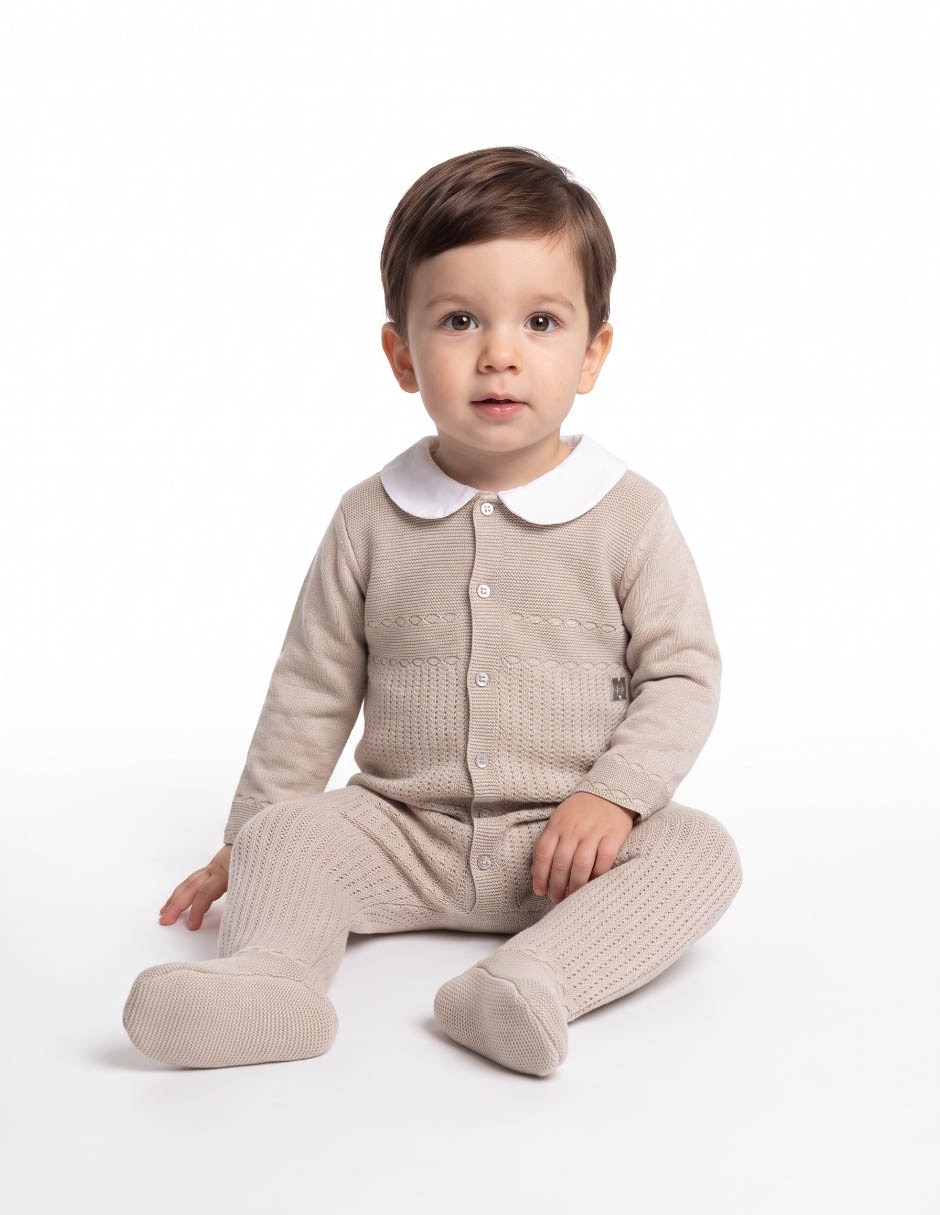 Mameluco mon caramel de algodón para bebé niño 5
