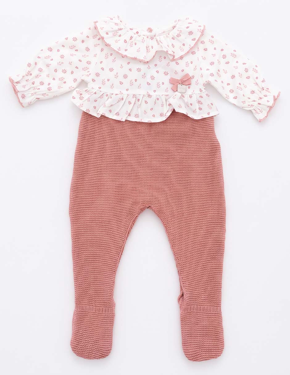 Mameluco de algodón para niña Mameluco de algodón para niña