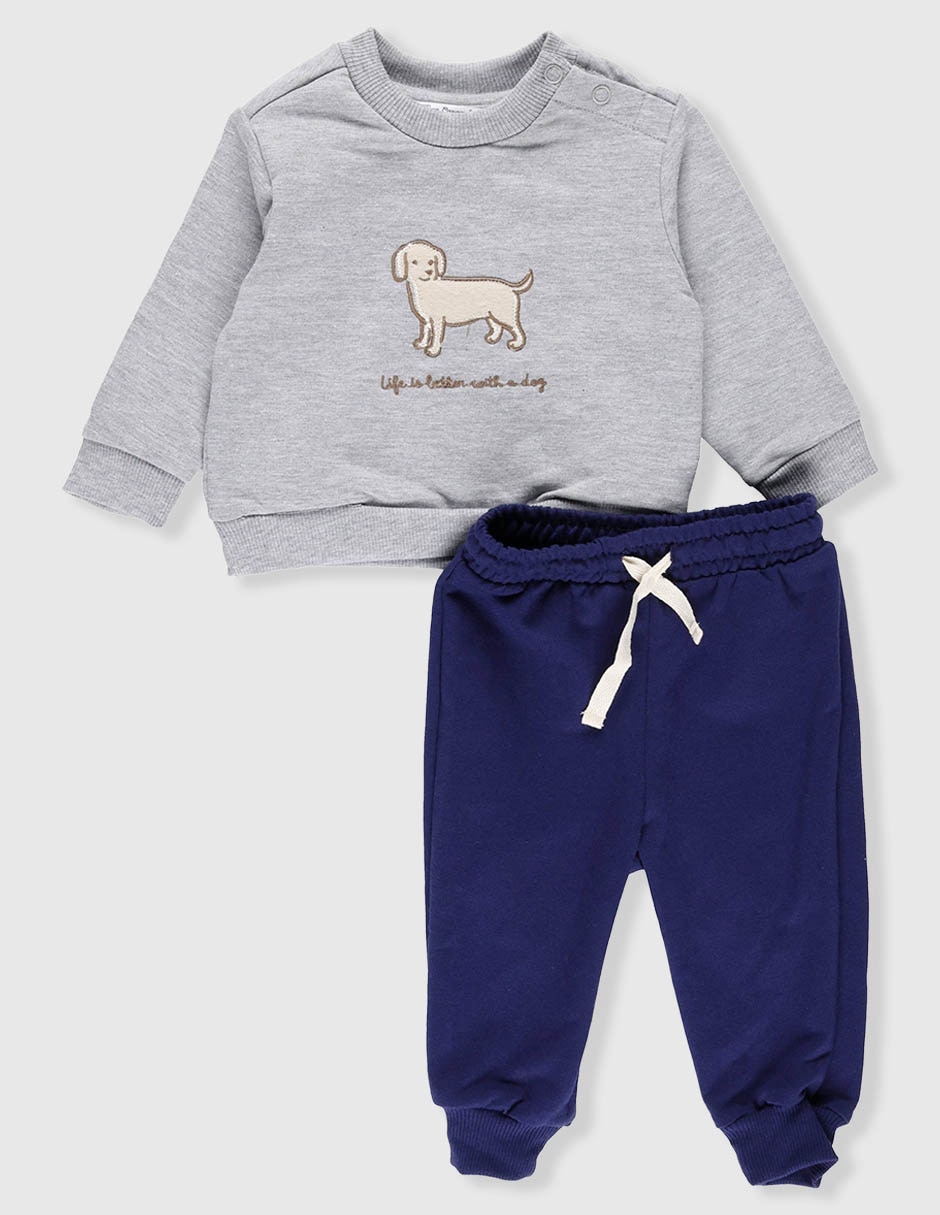 Conjunto deportivo de algodón para niño 2 piezas 2