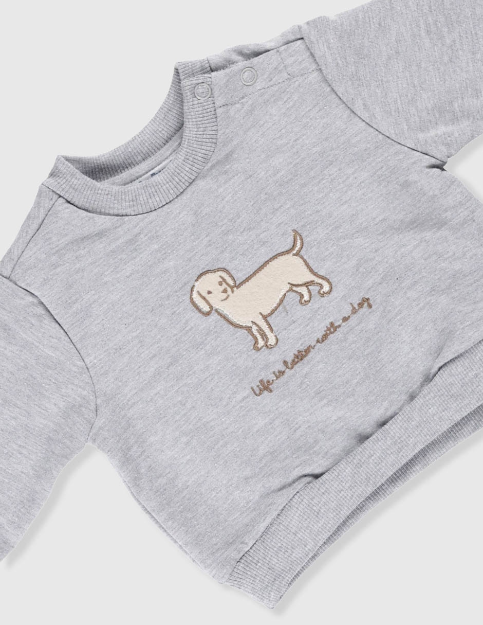 Conjunto deportivo de algodón para niño 2 piezas 4