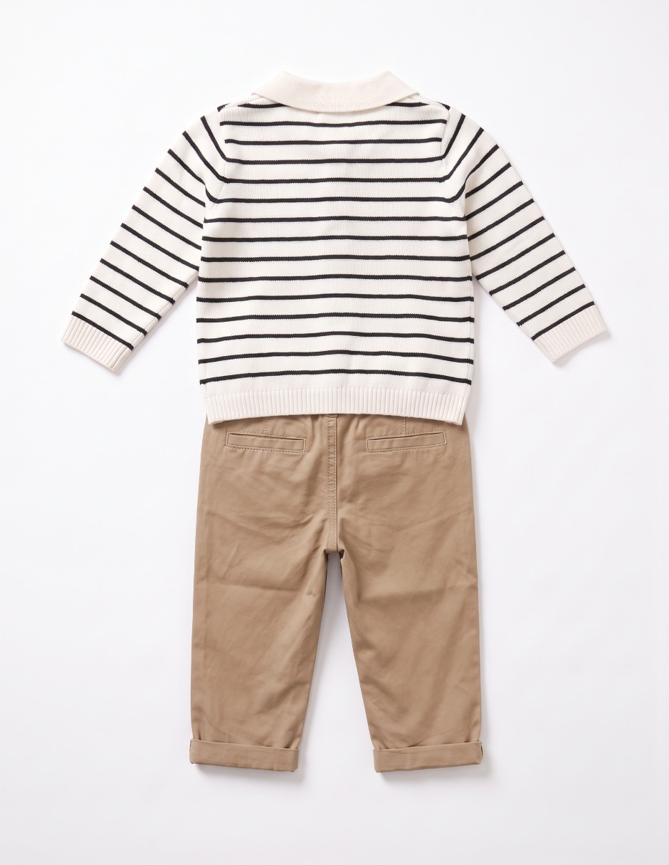 Conjunto casual de algodón para niño 4