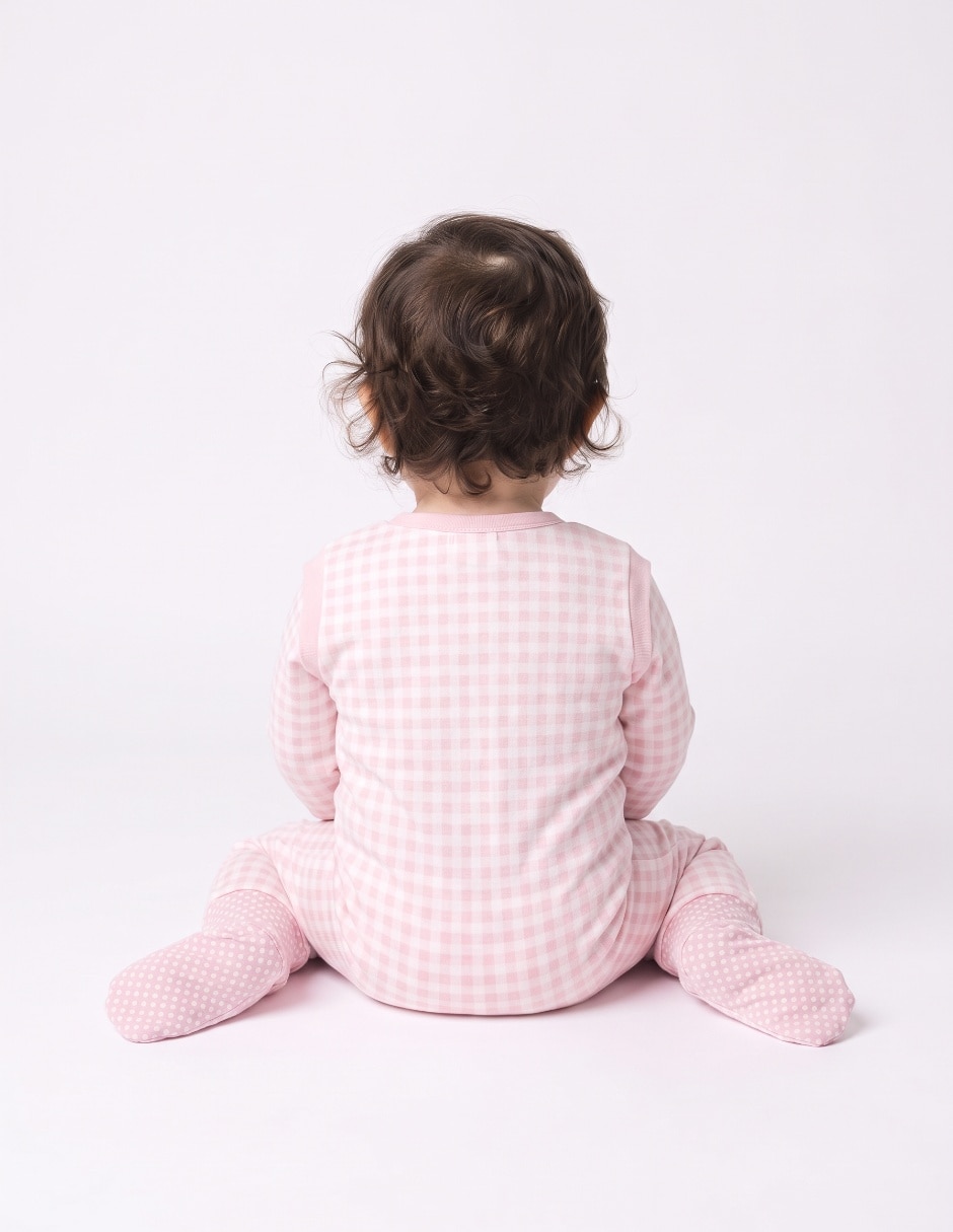 Comando a cuadros para bebé niña 2