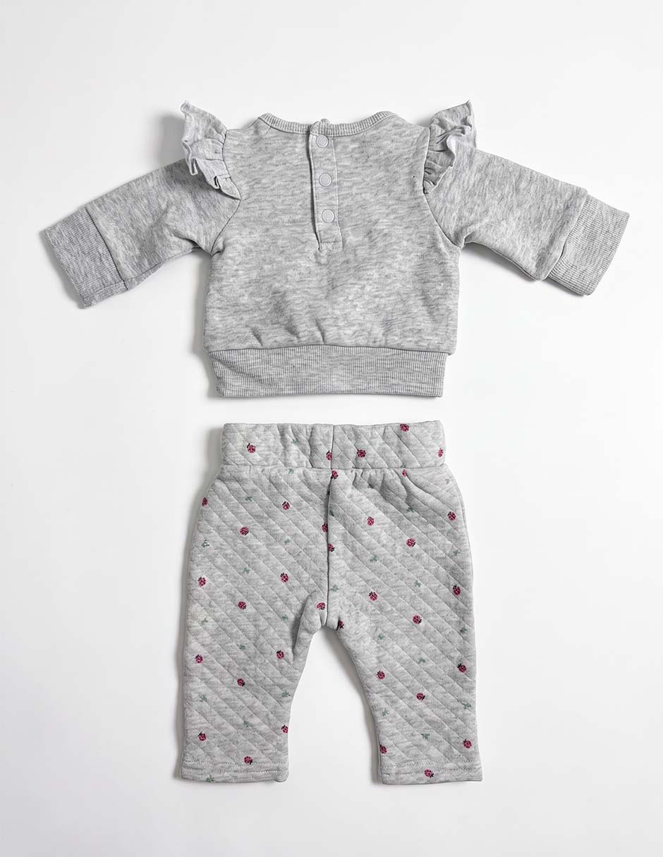 Conjunto de algodón para bebé niña 2 piezas 5