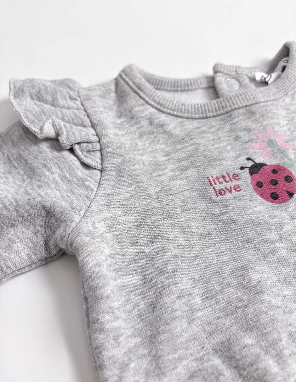 Conjunto de algodón para bebé niña 2 piezas 4