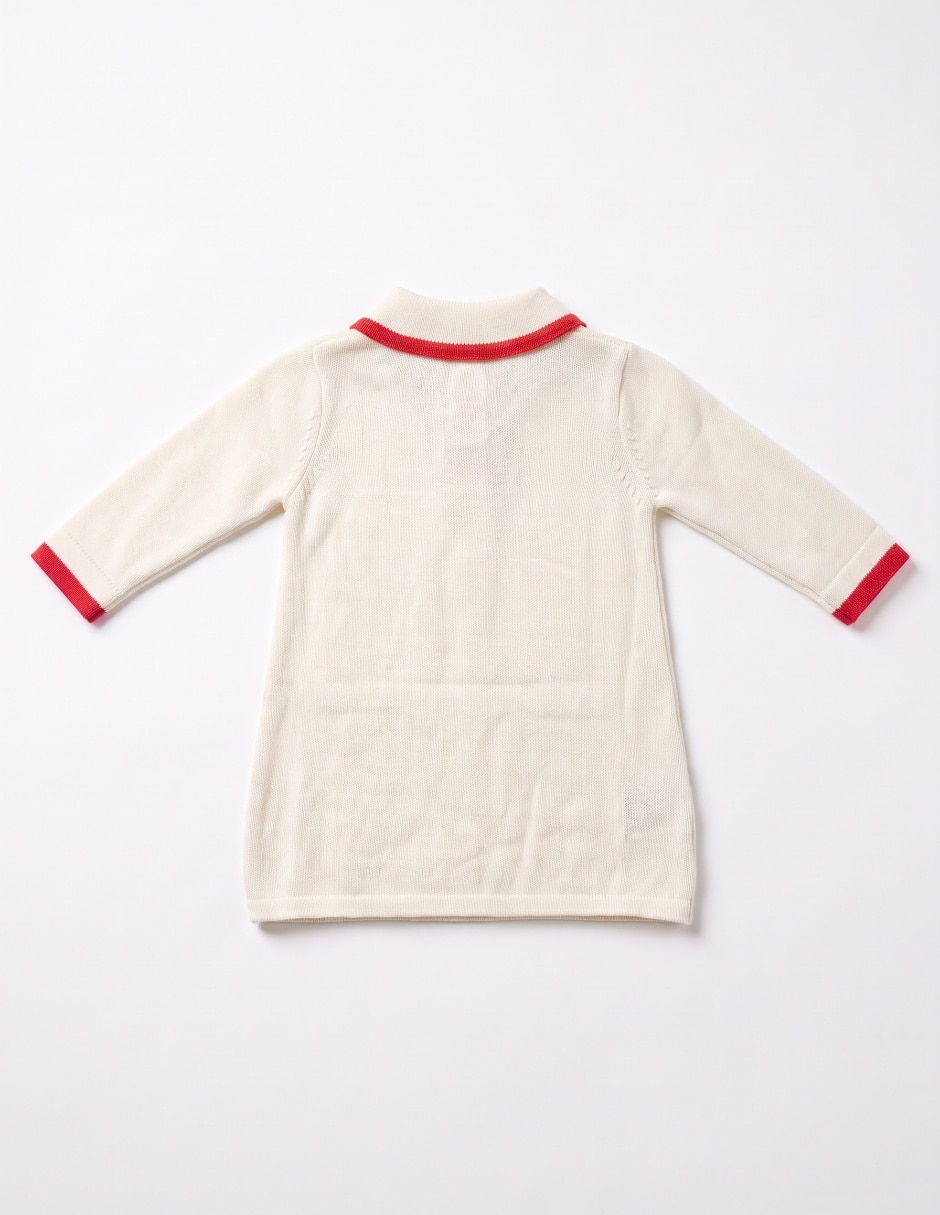 Vestido manga larga para niña 4