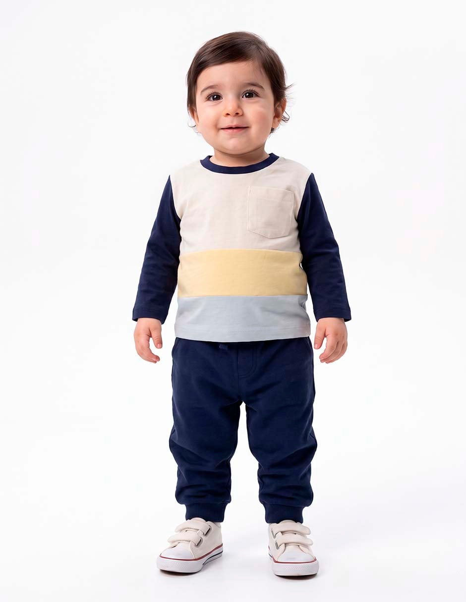 Playera manga larga para niño 2