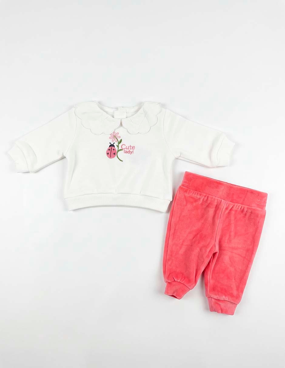 Conjunto de algodón para bebé niña
