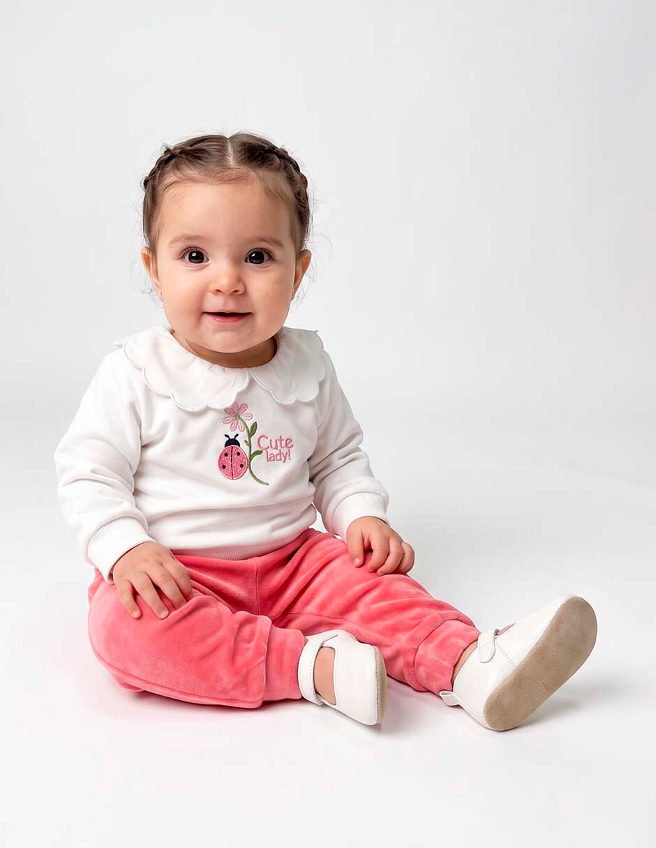 Conjunto de algodón para bebé niña 2
