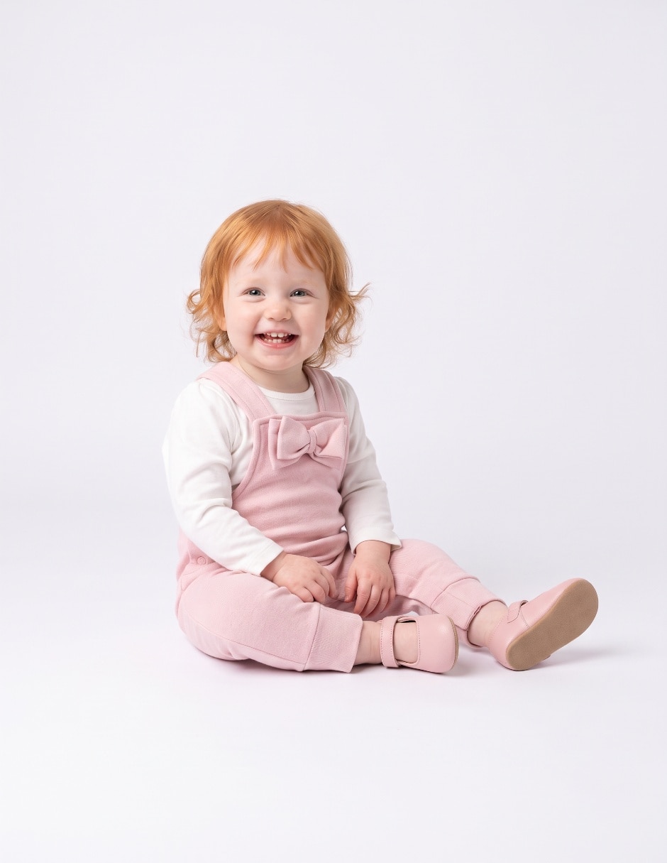 Conjunto casual de algodón para bebé niña Conjunto casual de algodón para bebé niña