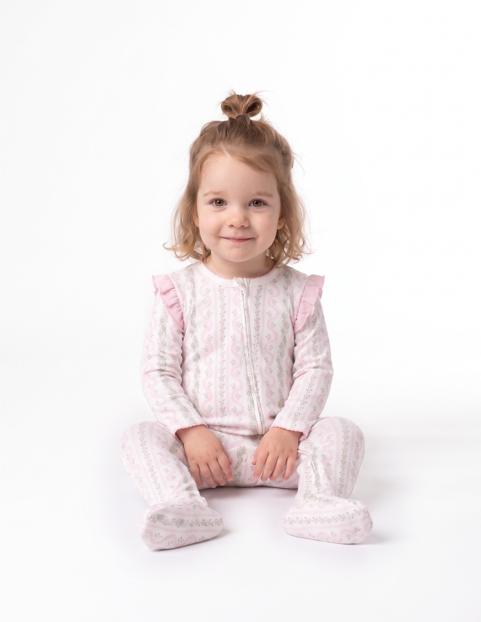 Mameluco de algodón para bebé niña Mameluco de algodón para bebé niña