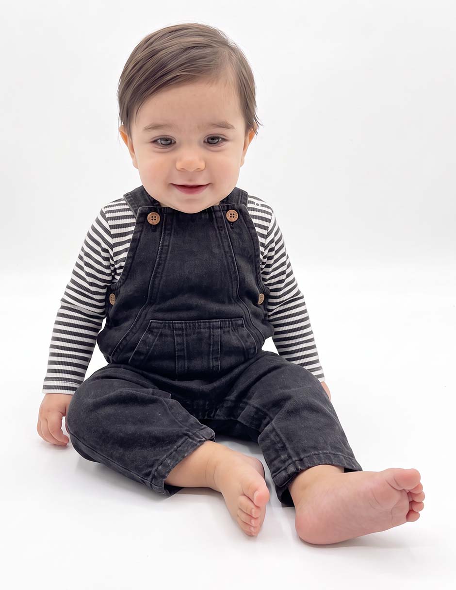 Conjunto casual de algodón para bebé niño 2 piezas Conjunto casual de algodón para bebé niño 2 piezas