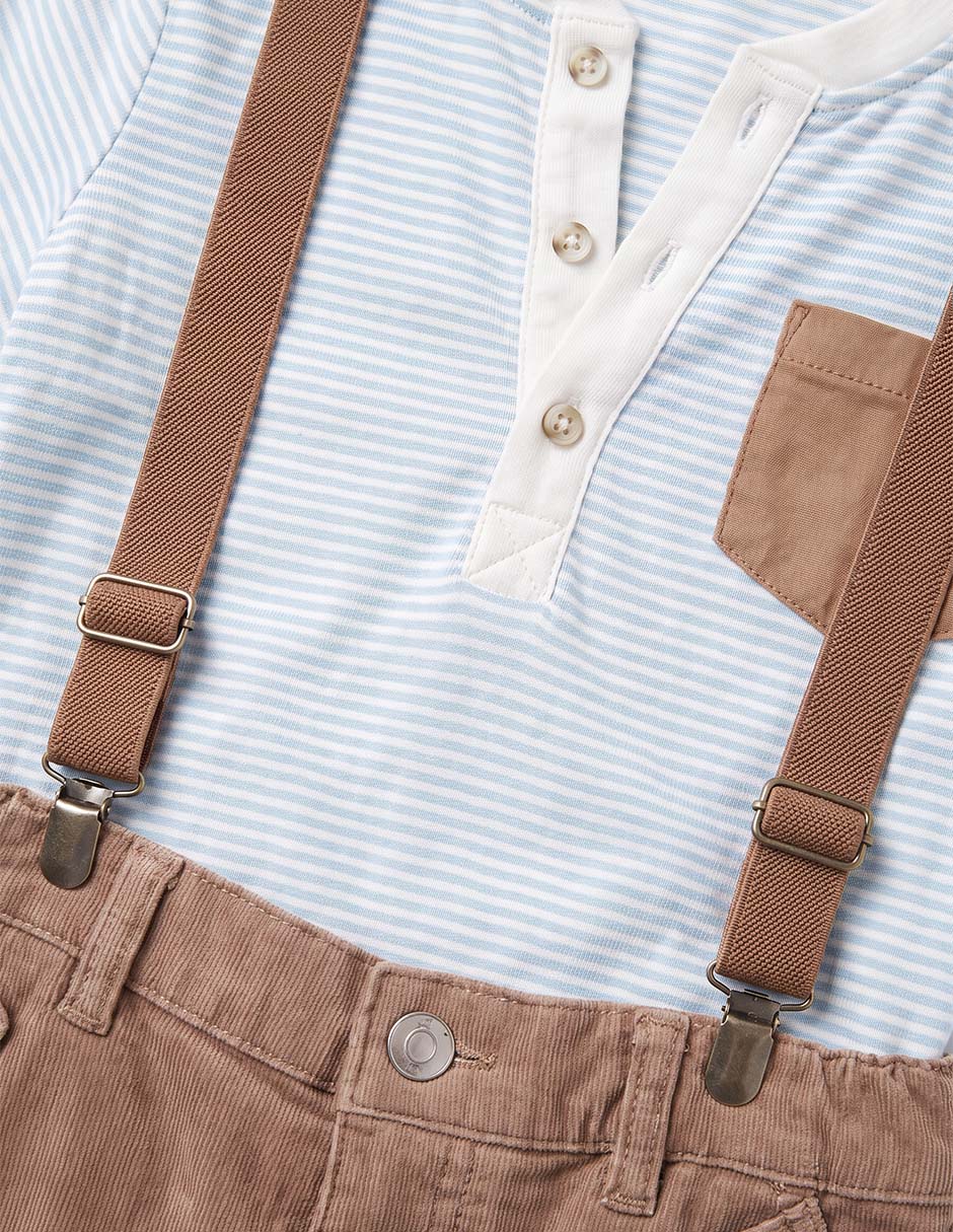 Conjunto casual de algodón para niño 2 piezas 2