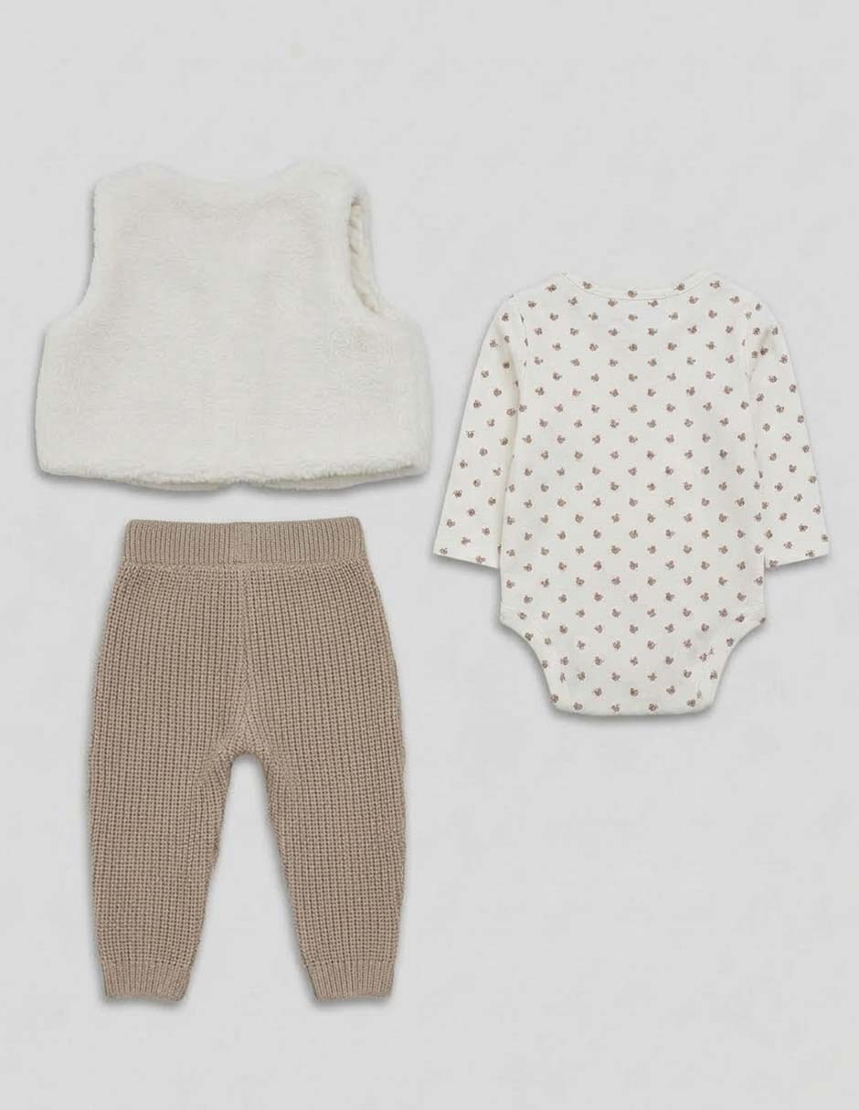 Conjunto casual de algodón para niño 3 piezas 3