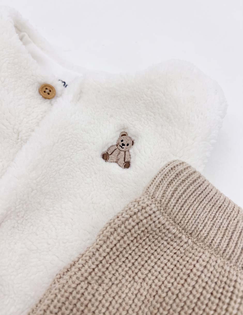 Conjunto casual de algodón para niño 3 piezas 2