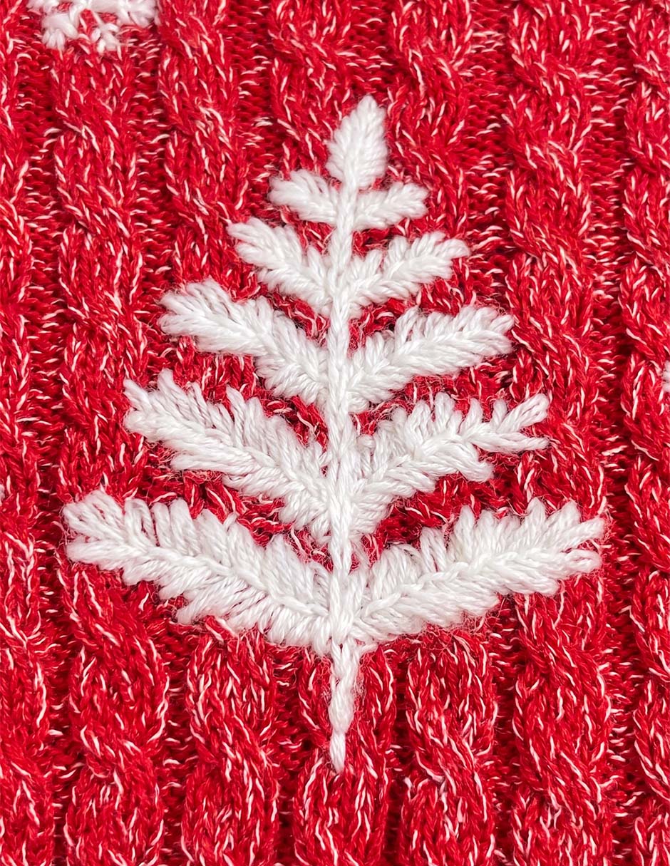 Pañalero navideño de algodón