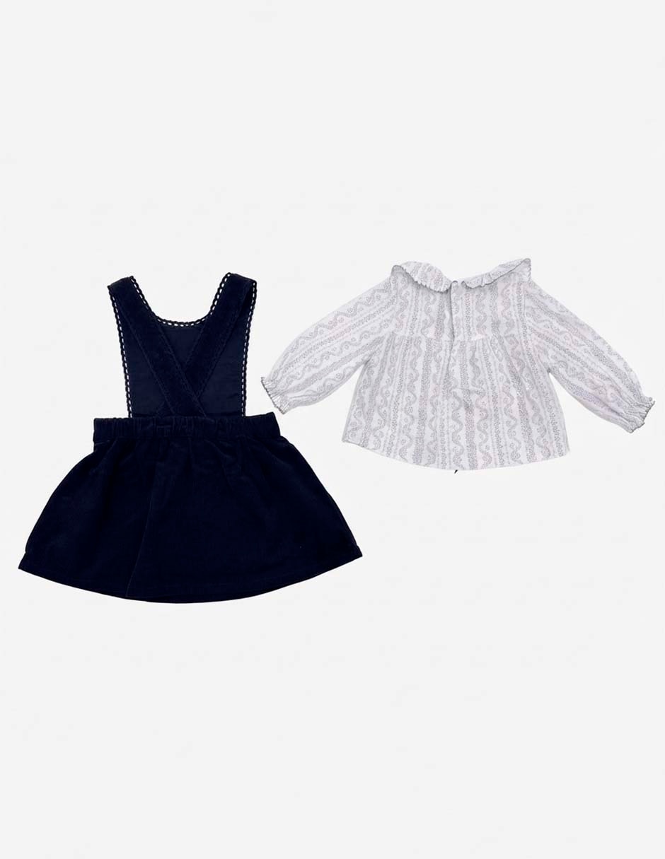 Conjunto de vestir de algodón para bebé niña 5
