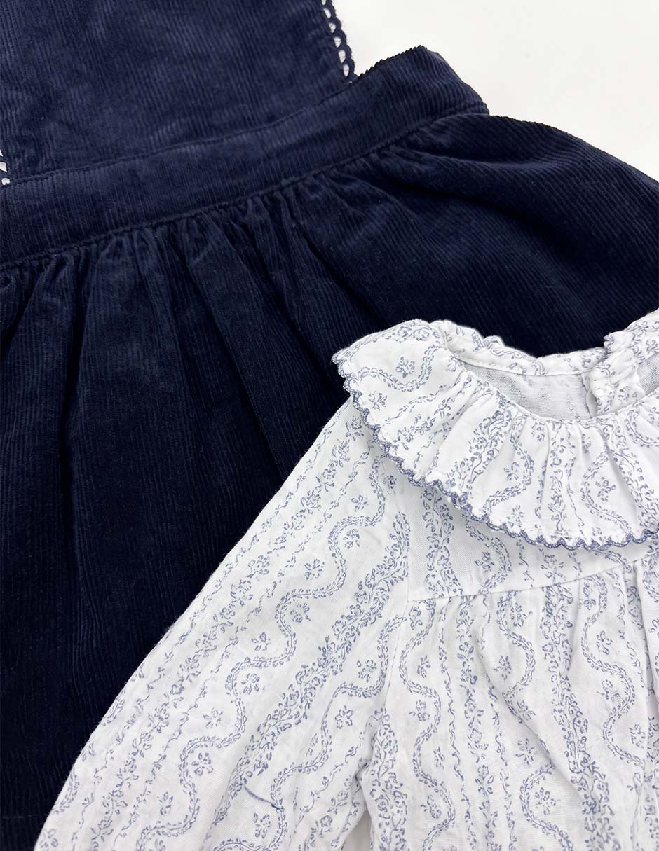 Conjunto de vestir de algodón para bebé niña 4