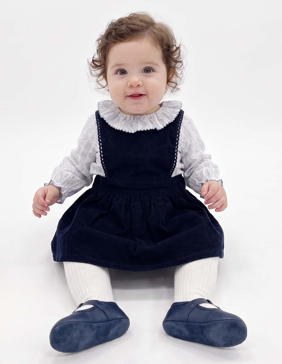 Conjunto de vestir de algodón para bebé niña 3