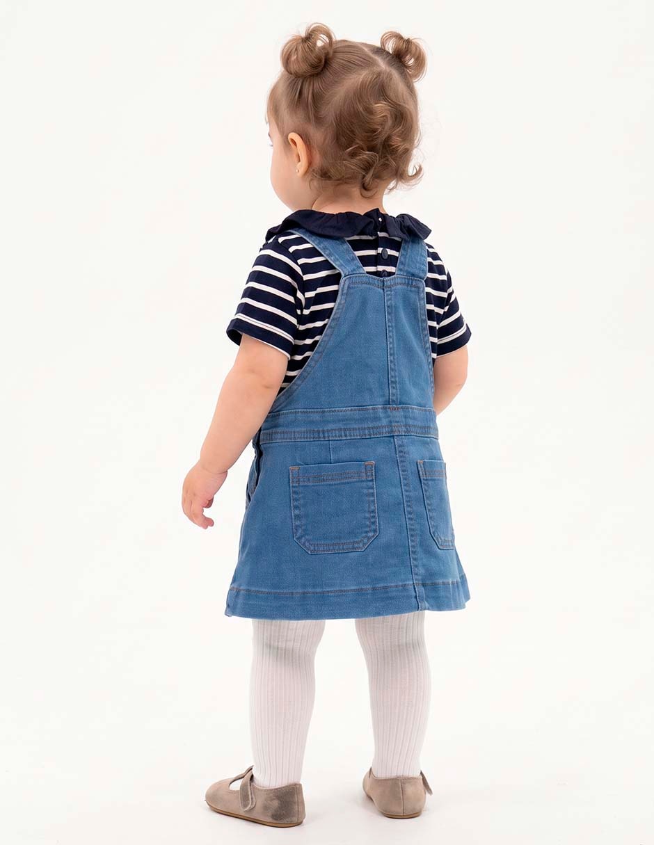 Conjunto de algodón para bebé niña 6