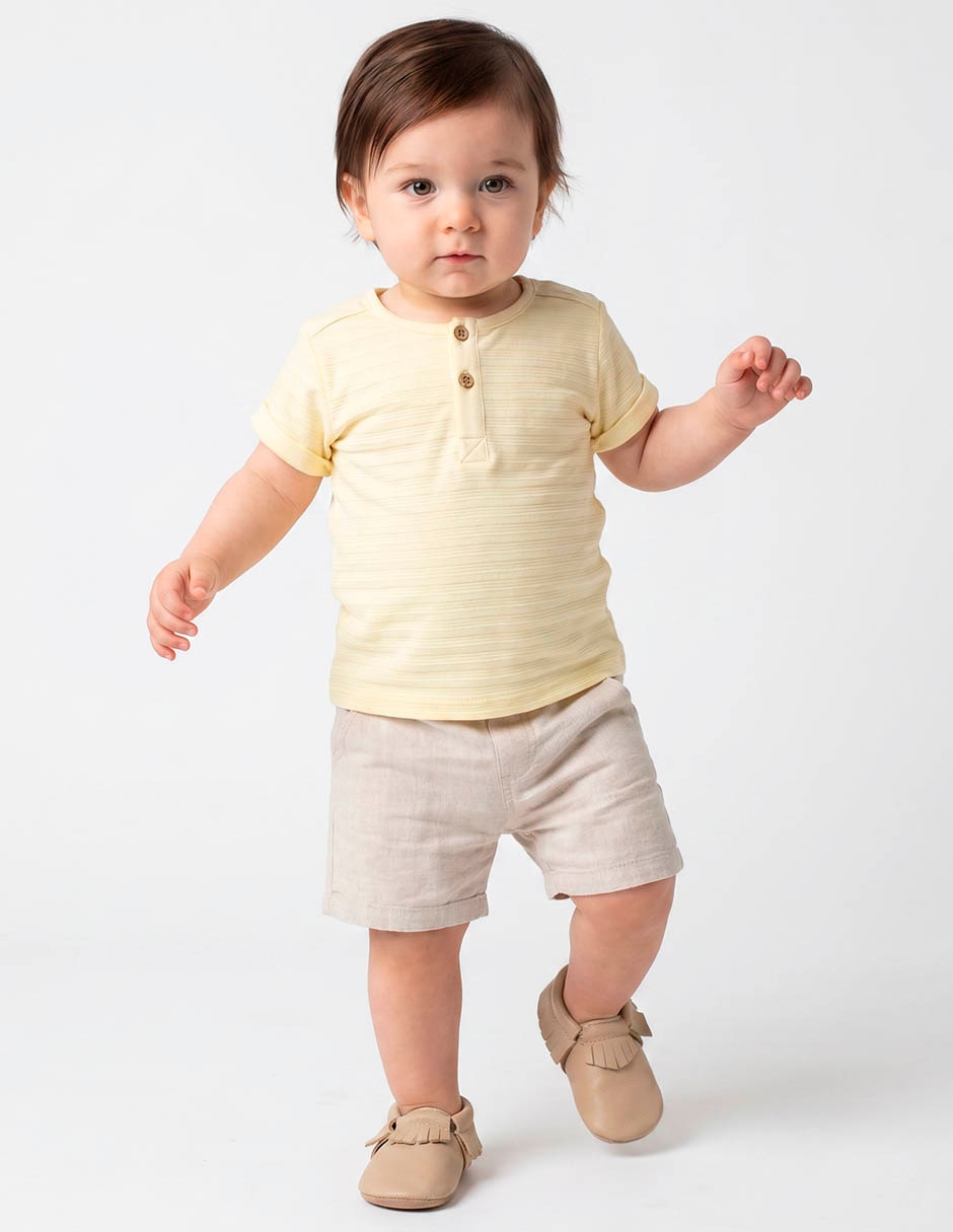 Set playera manga corta para bebé niño Set playera manga corta para bebé niño