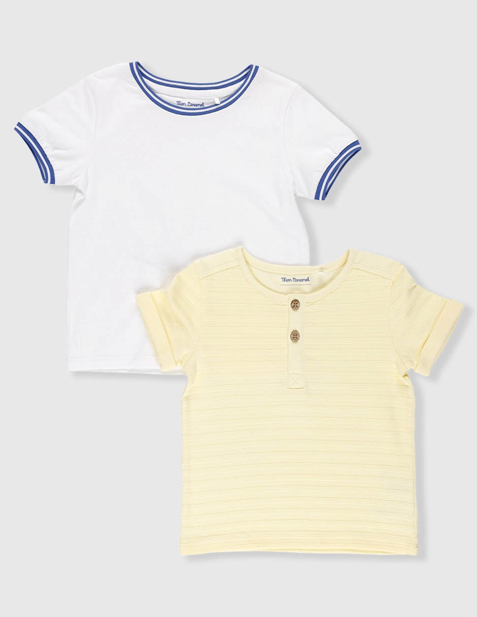 Set playera manga corta para bebé niño 2