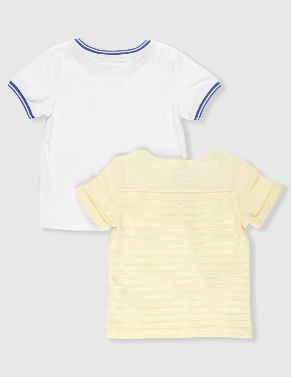 Set playera manga corta para bebé niño 3