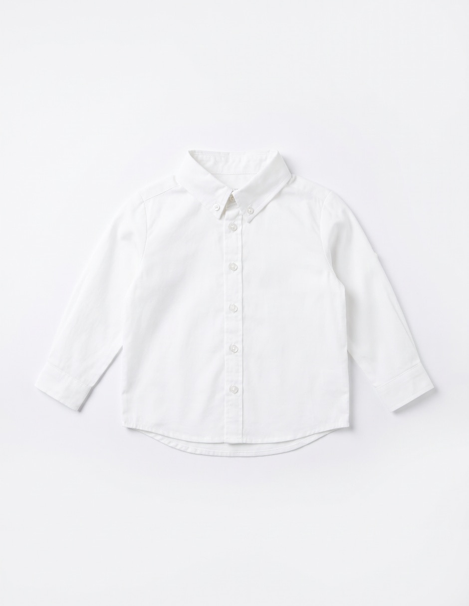 Camisa de algodón manga larga para niño 3