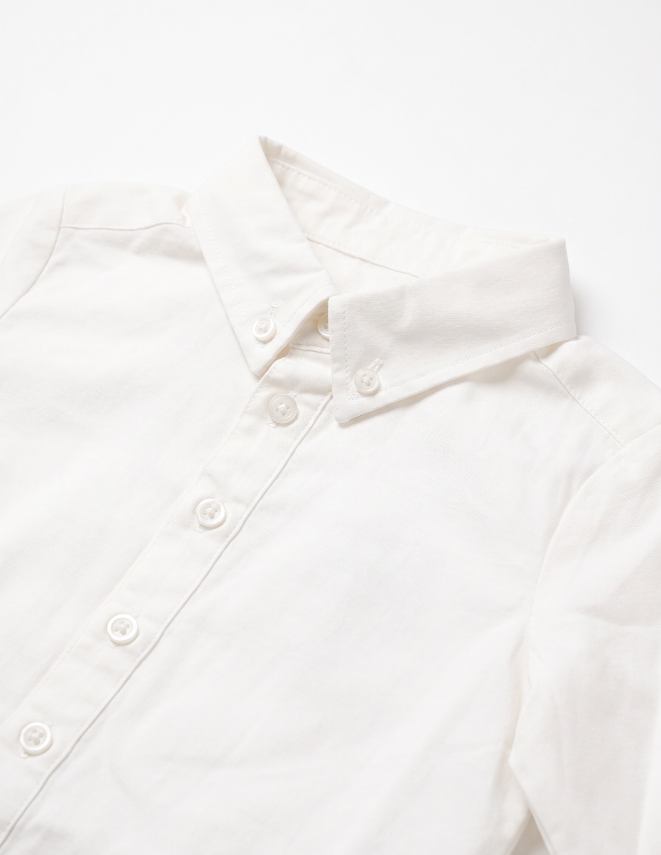 Camisa de algodón manga larga para niño 5