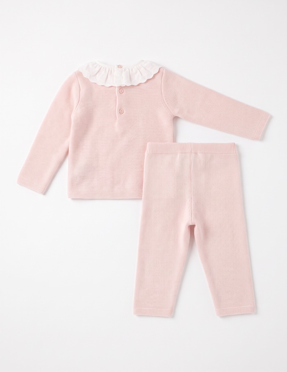 Conjunto casual de algodón para bebé niña 3