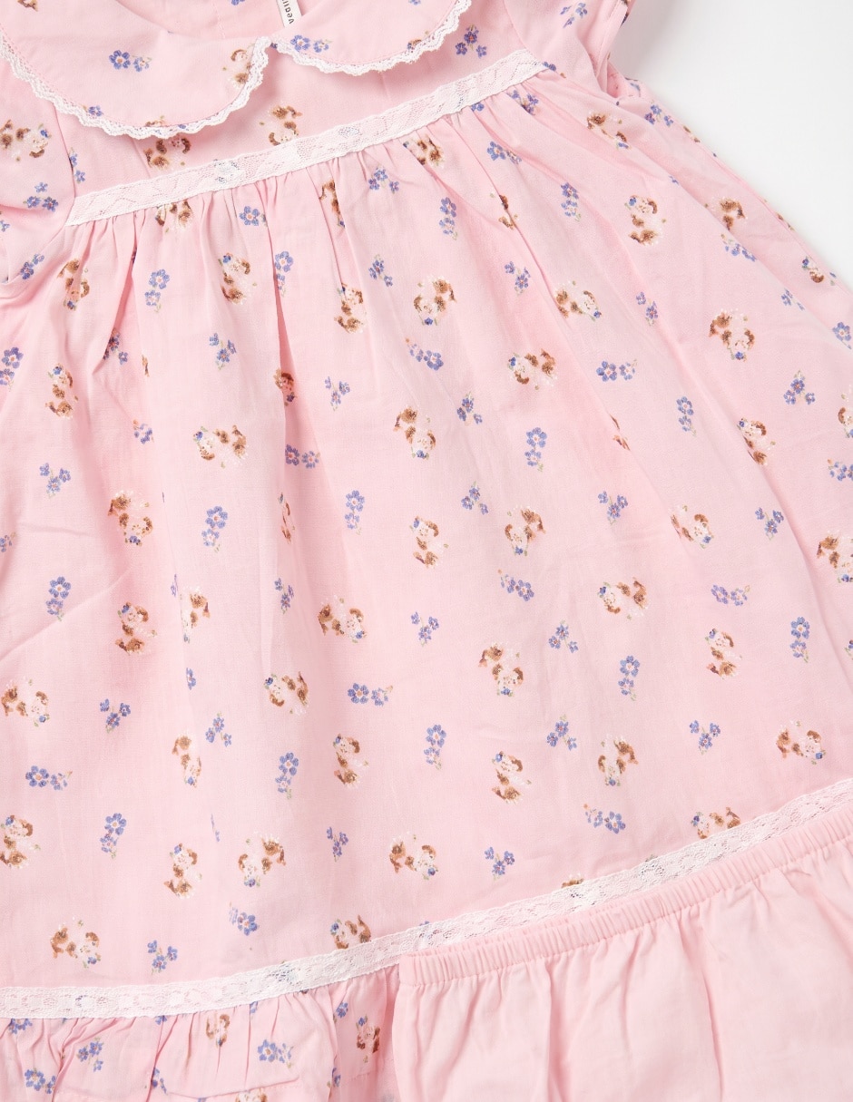 VESTIDO REGULAR FLORAL R 5