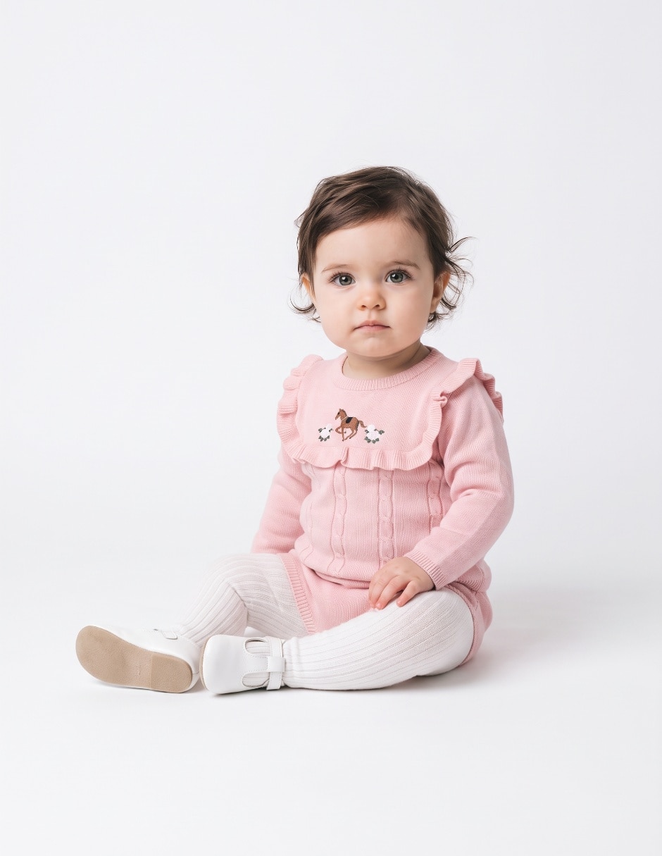 Conjunto casual de algodón para bebé niña 4