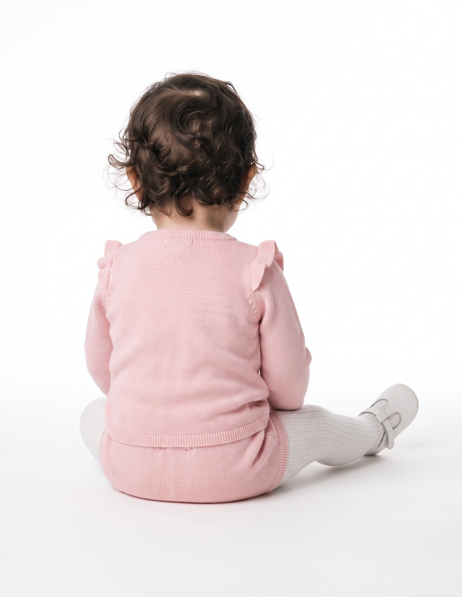 Conjunto casual de algodón para bebé niña 5