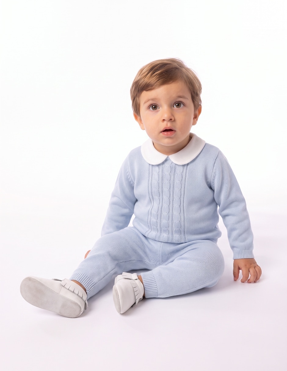 Conjunto casual de algodón para bebé niño Conjunto casual de algodón para bebé niño