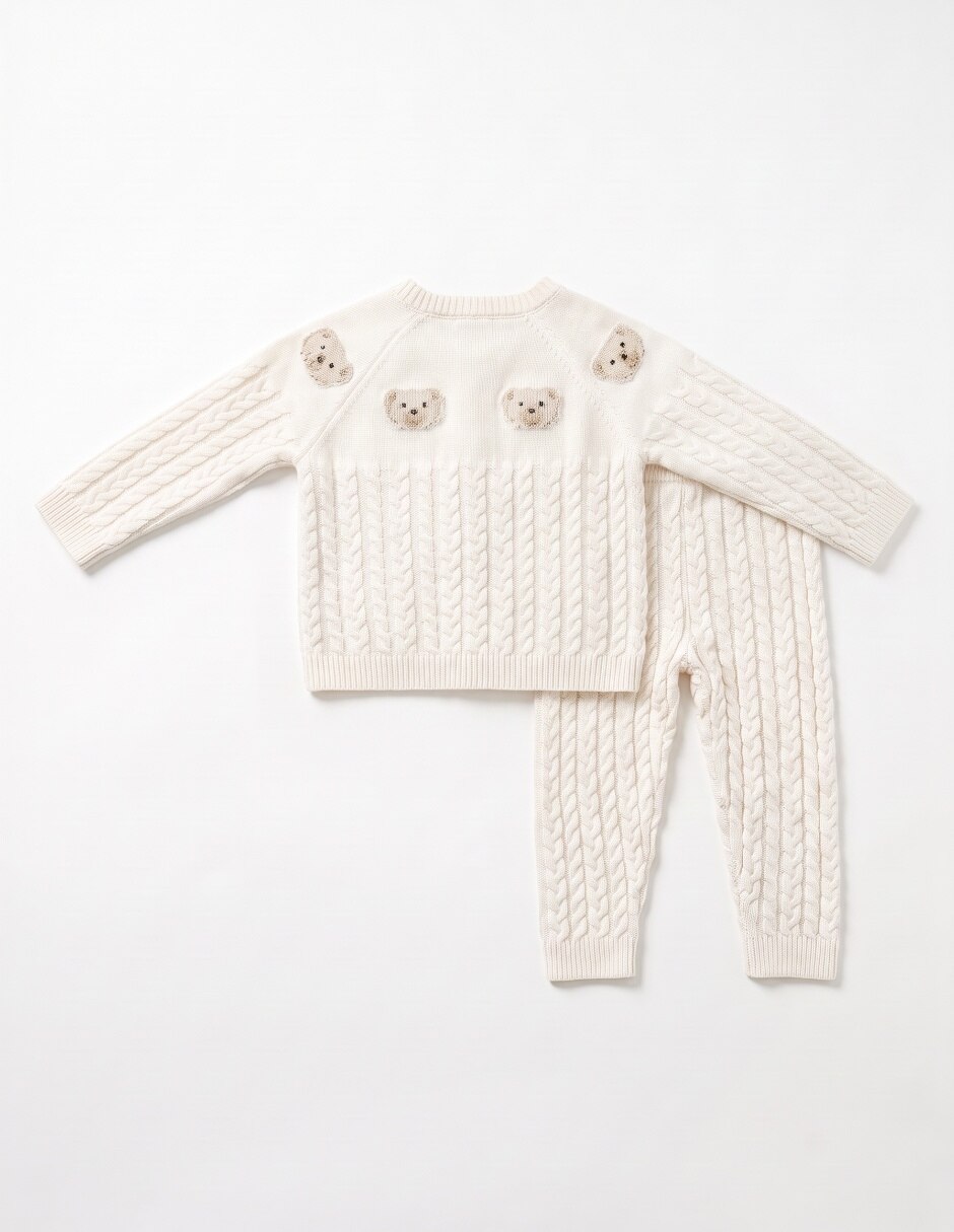Conjunto casual de algodón para bebé 2