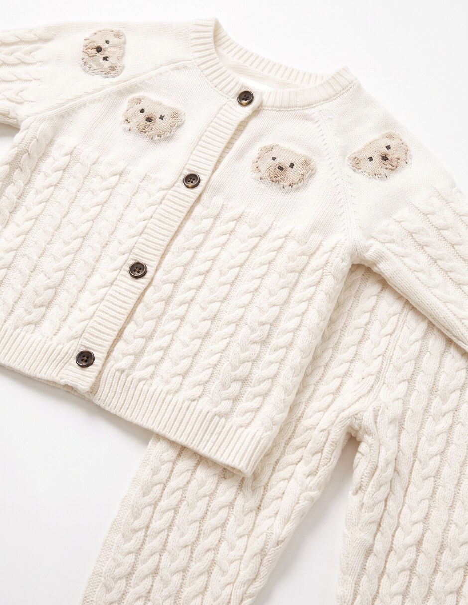 Conjunto casual de algodón para bebé 3