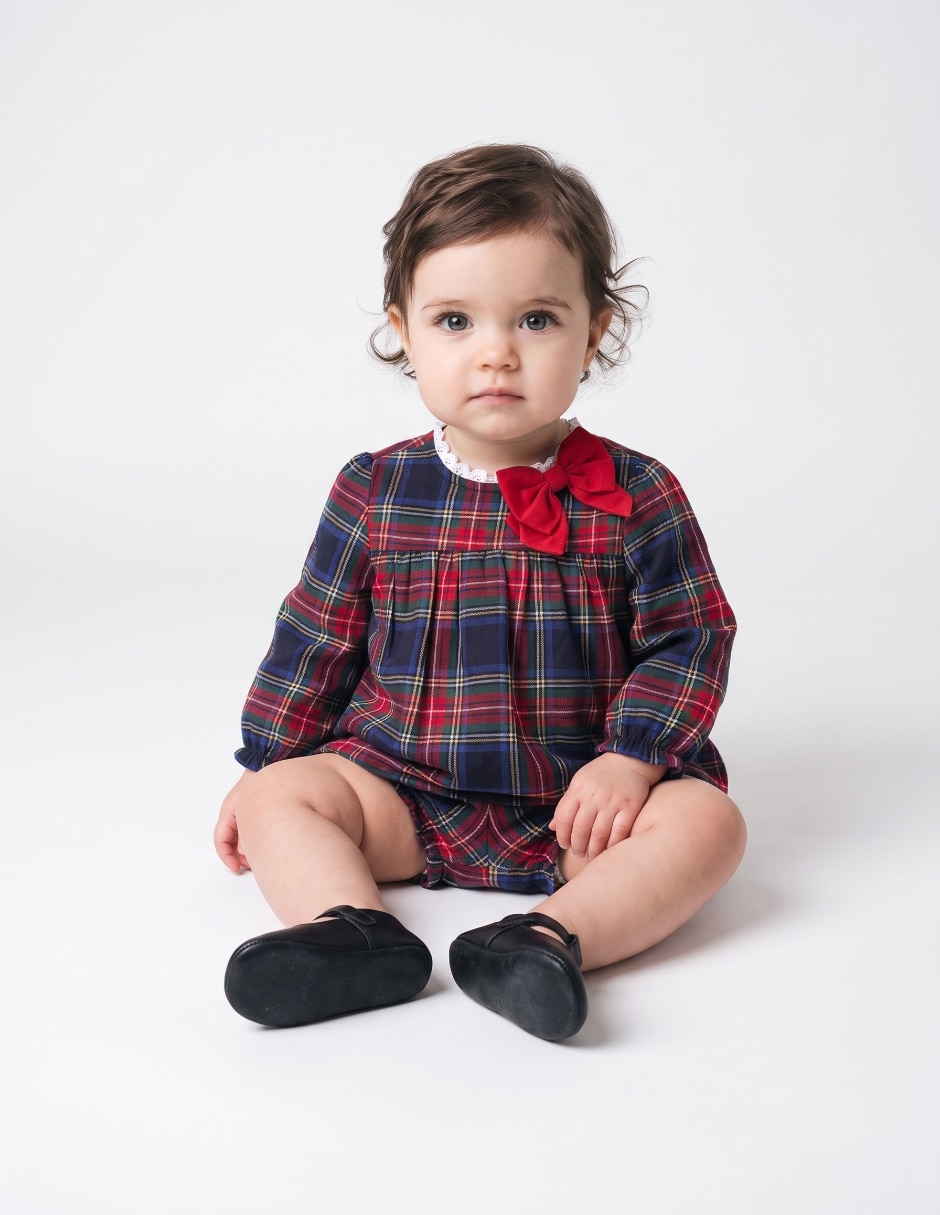 Conjunto casual de algodón para bebé niña Conjunto casual de algodón para bebé niña